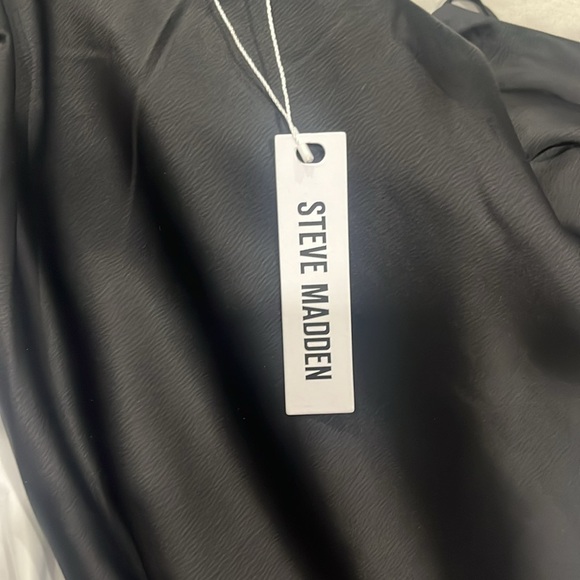 BNWT Steve Madden Lucille Black Dress Size M - Picture 3 of 5